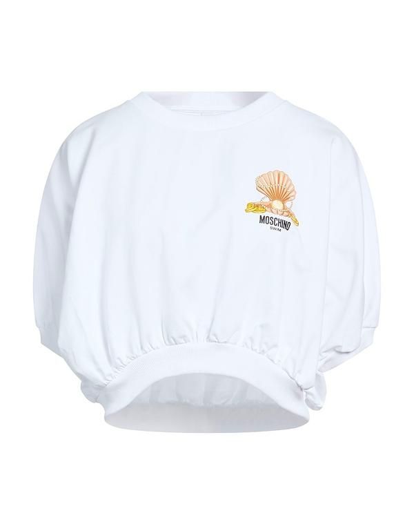 モスキーノ レディース アウター パーカー・スウェット MOSCHINO White ホワイト