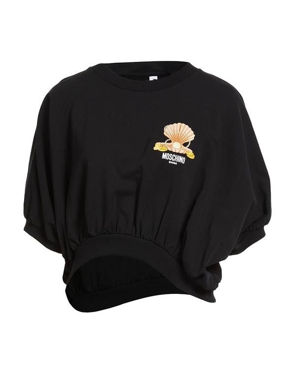 モスキーノ レディース アウター パーカー・スウェット MOSCHINO Black ブラック