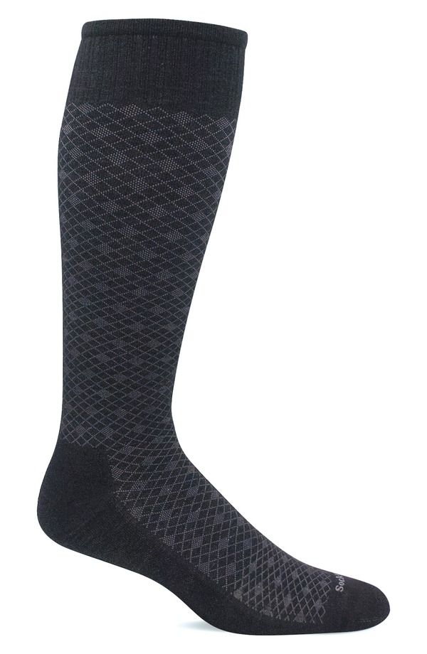 ソックウェル メンズ アンダーウェア 靴下 SOCKWELL Featherweight Compression Socks Black Print ブラック 9,436円
