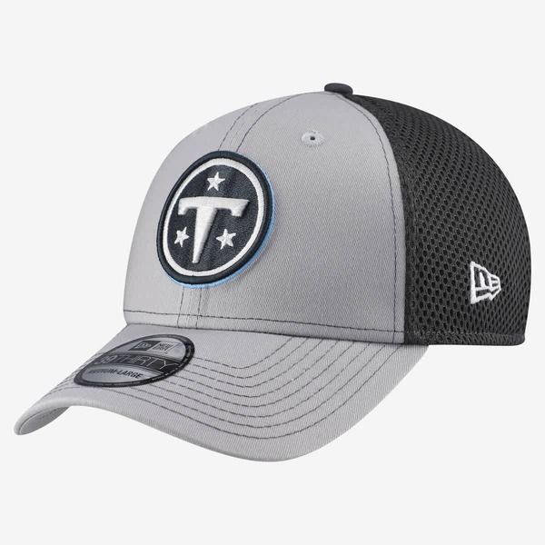 ニューエラ メンズ アクセサリー 帽子 Mens New Era Gray Tennessee Titans Grayed Out Neo 39THIRTY Flex Hat Gray グレー