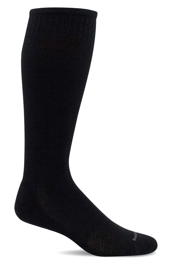 ソックウェル メンズ アンダーウェア 靴下 SOCKWELL Featherweight Compression Socks Black ブラック