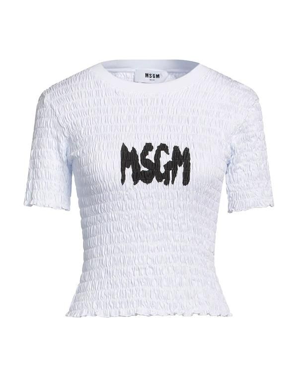 エムエスジイエム レディース トップス シャツ MSGM Off White オフホワイト