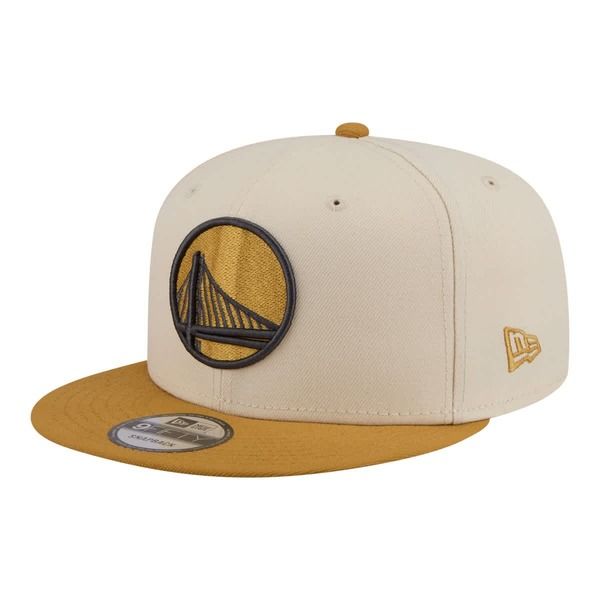 ニューエラ メンズ アクセサリー 帽子 Mens New Era CreamTan Golden State Warriors TwoTone Color Pack 9FIFTY Snapback H