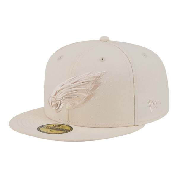 ニューエラ メンズ アクセサリー 帽子 Mens New Era Cream Philadelphia Eagles Color Pack 59FIFTY Fitted Hat Cream クリーム