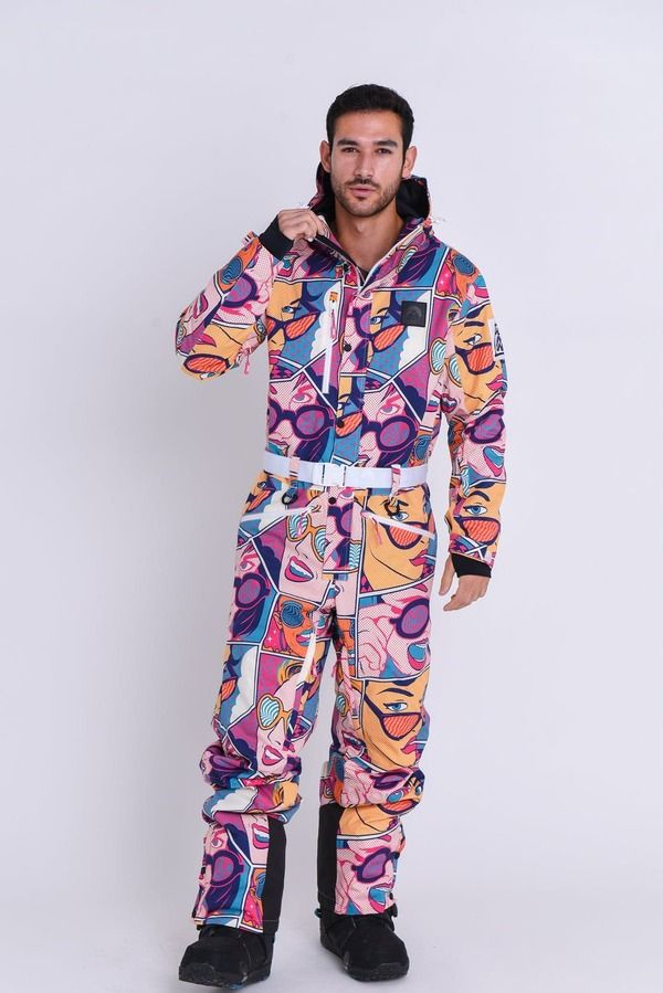 オースク レディース アウター ジャケット・ブルゾン OOSComic Book Candy Ski Suit Mens MultiColour マルチカラー