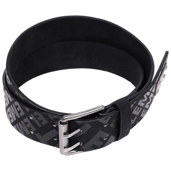 エレメント レディース アクセサリー ベルト Element Distressed PU Belt with Antique Silveroller Buckle Black ブラック