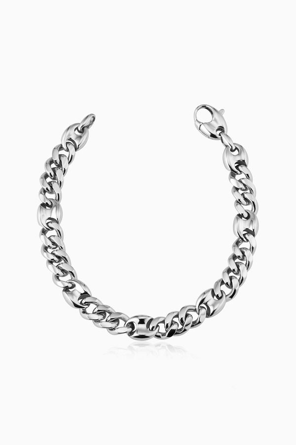 オラディナ メンズ アクセサリー ブレスレット・バングル・アンクレット Oradina Mens Command Chain Bracelet in Sterling Silver シルバー