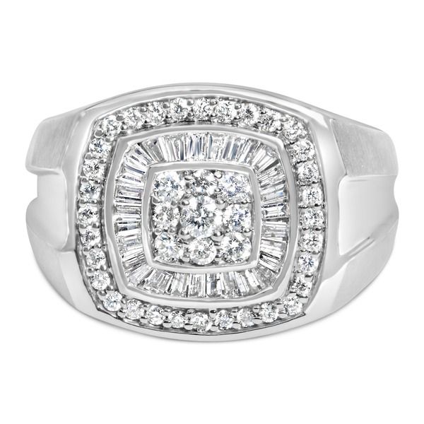 ハウスオブブリリアンス メンズ アクセサリー 指輪 Haus of Brilliance 14K White Gold Mens Diamond Band Ring White ホワイト