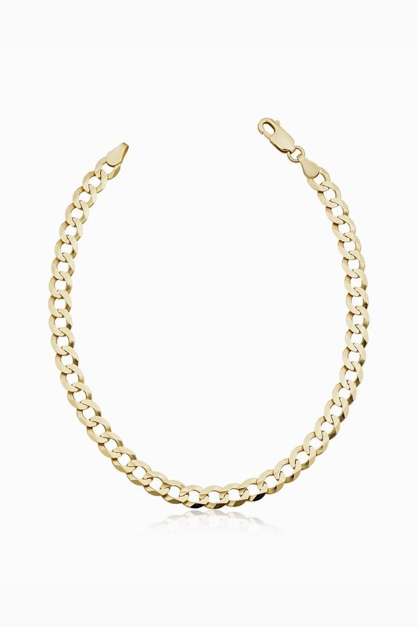 オラディナ メンズ アクセサリー ブレスレット・バングル・アンクレット Oradina Mens Carmine Curbold Bracelet in 10K Yellow Gold イエロー