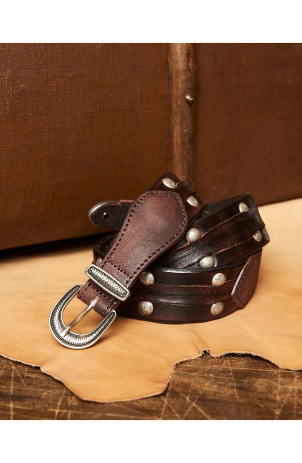 フォルテラ メンズ アクセサリー ベルト レザー Fortela Venice Calf Leather Belt Cuoio