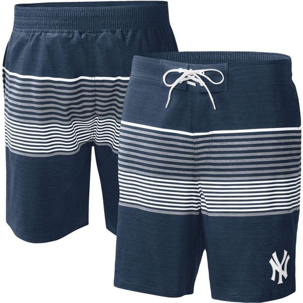 カール バンクス メンズ 水着 ハーフパンツ・ショーツ ショートパンツ Mens GIII Sports by Carl Banks Navy New York Yankees Coastline V