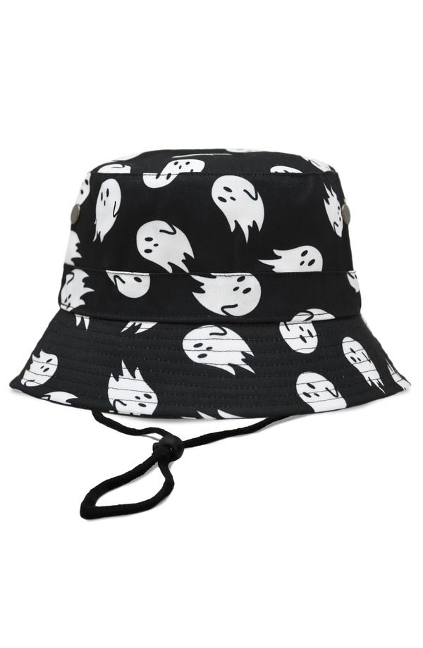 ダリックス メンズ アクセサリー 帽子 Dalix Ghost Bucket Hat Black ブラック