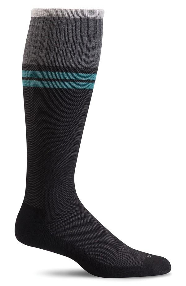 ソックウェル メンズ アンダーウェア 靴下 SOCKWELL Sportster Compression Socks Black ブラック