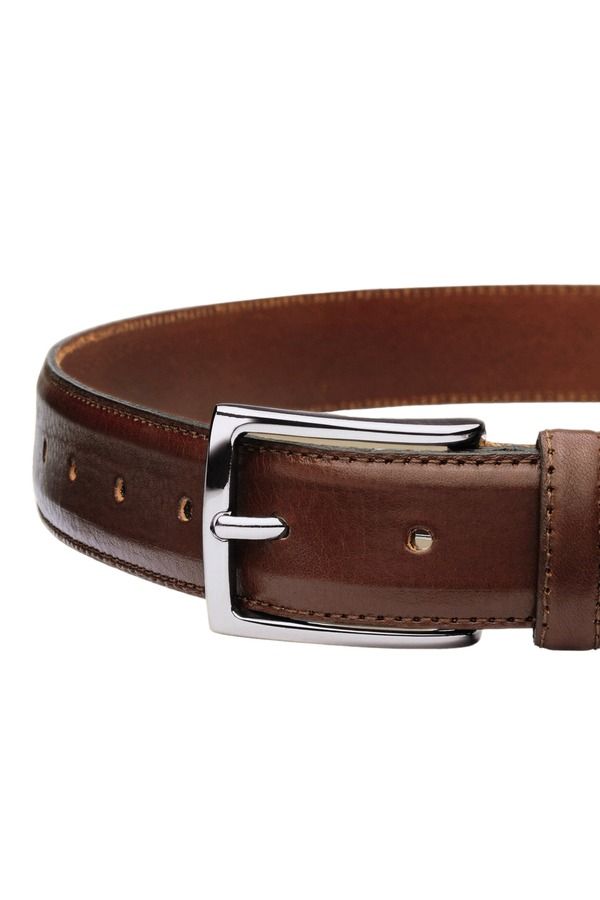 チャールズティリット メンズ アクセサリー ベルト レザー Charles Tyrwhitt Leather Formal Belt Dark Tan タン