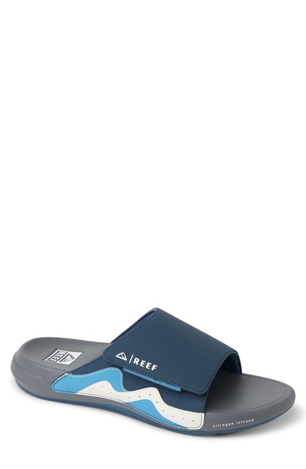リーフ メンズ シューズ サンダル Reef Swell Cruiser Slide Sandal Navy Grey White ホワイト