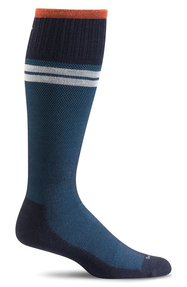 ソックウェル メンズ アンダーウェア 靴下 SOCKWELL Sportster Compression Socks Navy ネイビー