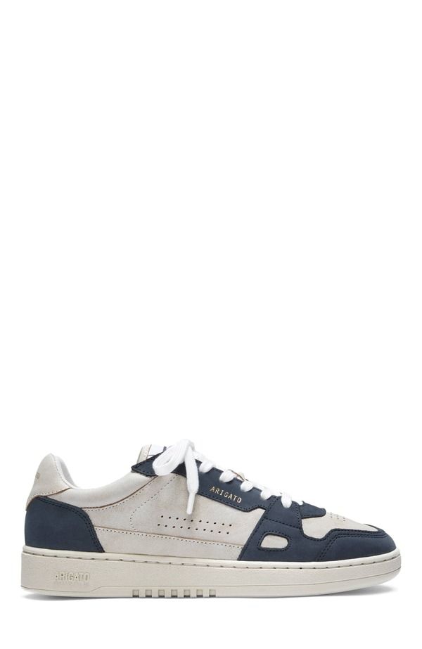 アクセルアリガト メンズ シューズ スニーカー レザー Axel Arigato Dice Lo Cracked Leather Sneaker BeigeBlue ブルー