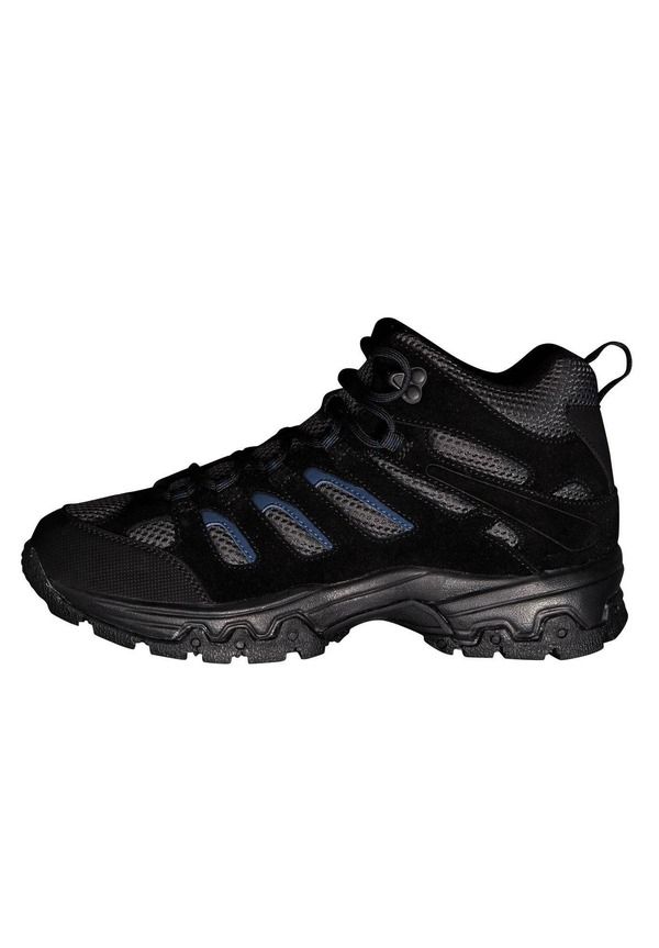 キングサイズ メンズ シューズ ブーツ・レインブーツ レース KingSize LaceUp Hiking Boots Black Suede ブラック