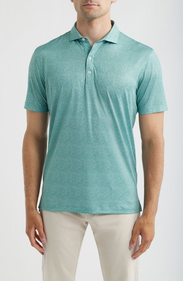 ジョニー オー メンズ トップス シャツ ジャージー johnnieO Bars Open Performance Jersey Polo Sublime