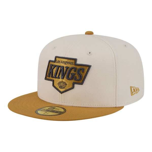 ニューエラ メンズ アクセサリー 帽子 Mens New Era CreamTan Los Angeles Kings Colorpack TwoTone 59FIFTY Fitted Hat Cre