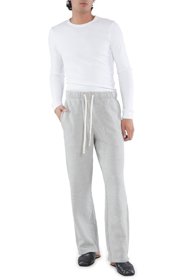 レス ティエン レディース ボトムス カジュアルパンツ Les Tien Heavyweight Classic Pant Heather Grey グレー