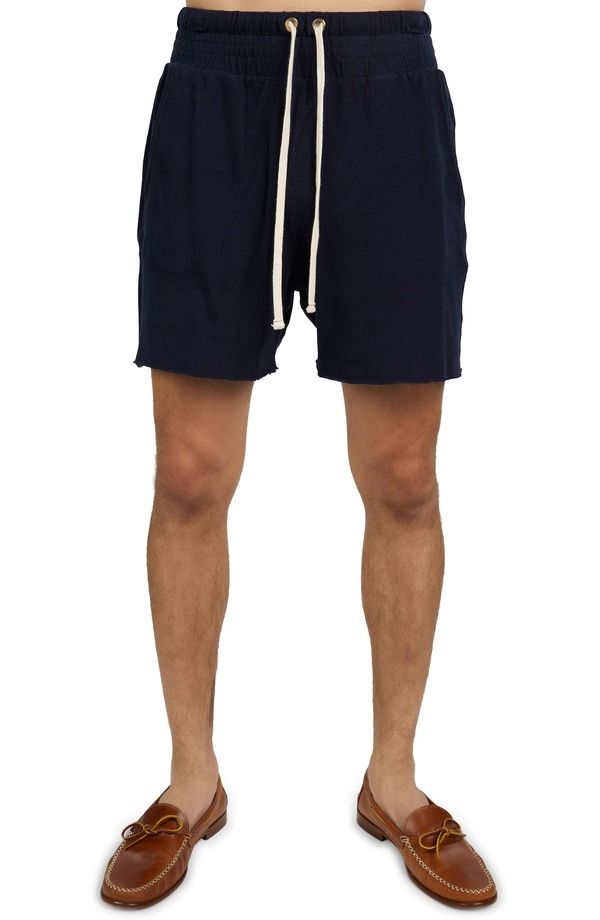 レス ティエン レディース ボトムス ハーフパンツ・ショーツ Les Tien Pique Yacht Short Navy ネイビー