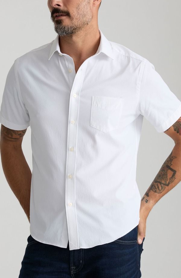 アンタックイット メンズ トップス シャツ UNTUCKit Gironde Short Sleeve Performance ButtonUp Shirt White ホワイト 23,616円