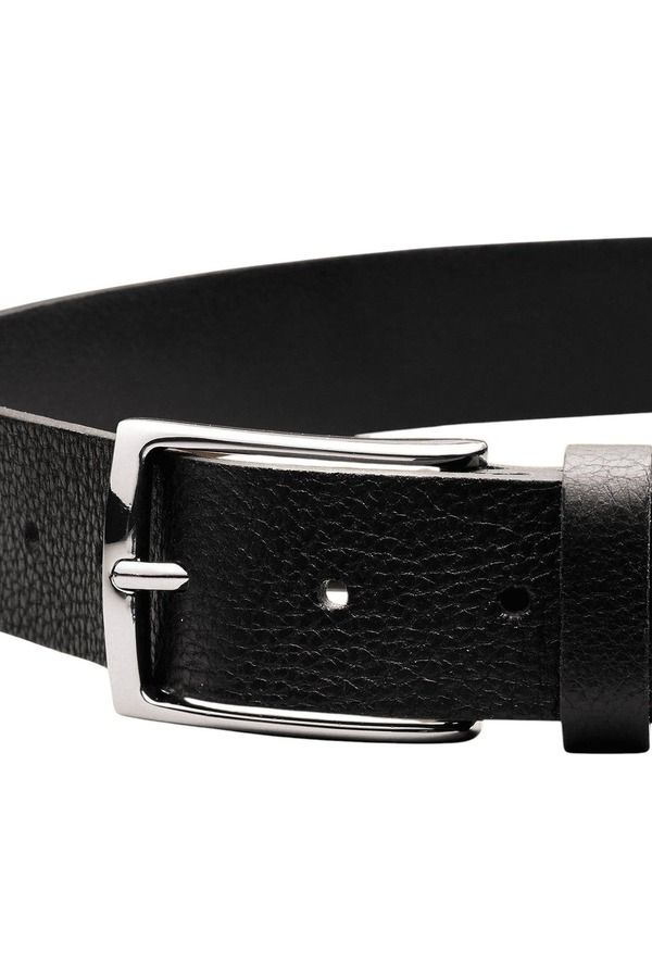 チャールズティリット メンズ アクセサリー ベルト レザー Charles Tyrwhitt Leather Chino Belt Black ブラック