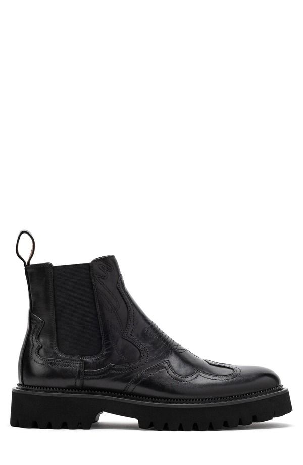 マークノーラン メンズ シューズ ブーツ・レインブーツ チェルシーブーツ チェルシー MARC NOLAN Dax Chelsea Boot Midnight Black ブラック