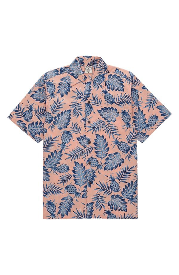 フォルテラ メンズ トップス シャツ プリント Fortela Pineapple Print Shirt Coral コーラル