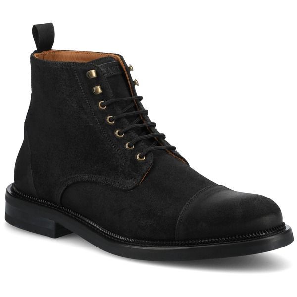 タフト メンズ シューズ ブーツ・レインブーツ TAFT Mens Rome Dress Boot Black Suede ブラック 61,490円