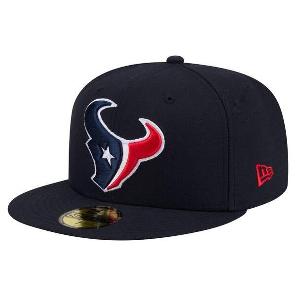 ニューエラ メンズ アクセサリー 帽子 Mens New Era Navy Houston Texans 59FIFTY Fitted Hat Navy ネイビー