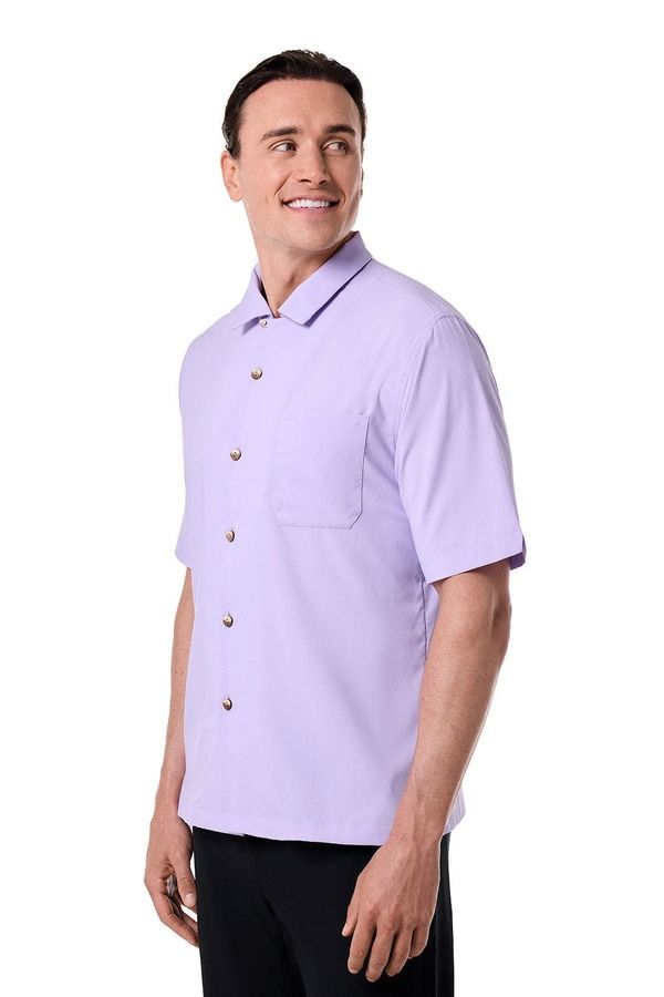 クーリバー メンズ トップス シャツ Coolibar Mensafari Camp Shirt UPF 50 Sun Protection Lavendula