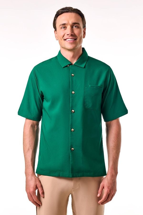 クーリバー メンズ トップス シャツ Coolibar Mensafari Camp Shirt UPF 50 Sun Protection Eden Green グリーン