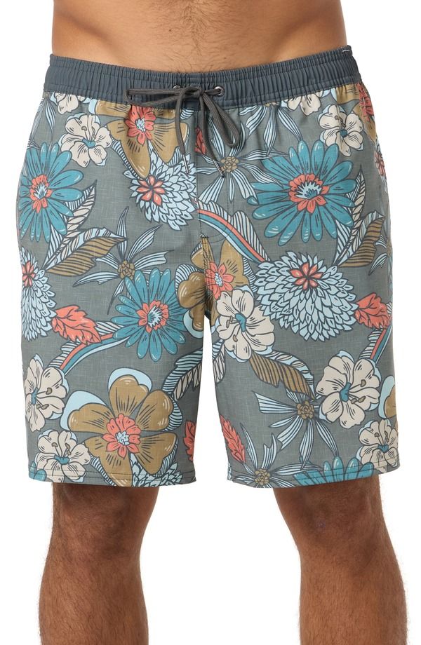 オニール メンズ 水着 ハーフパンツ・ショーツ ONeill Hermosa Swim Trunks Mulled Basil