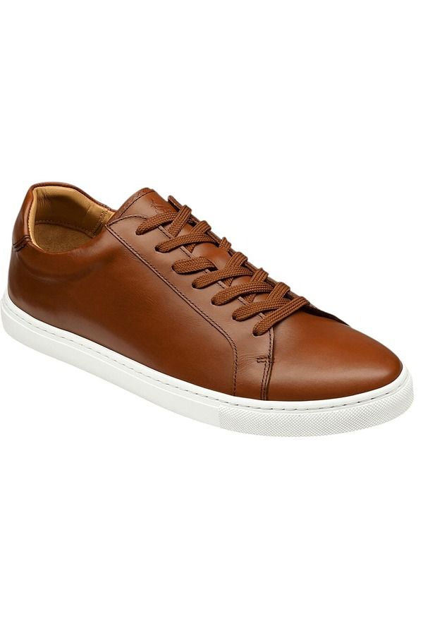 チャールズティリット メンズ シューズ スニーカー レザー Charles Tyrwhitt Leather Sneaker Dark Tan タン