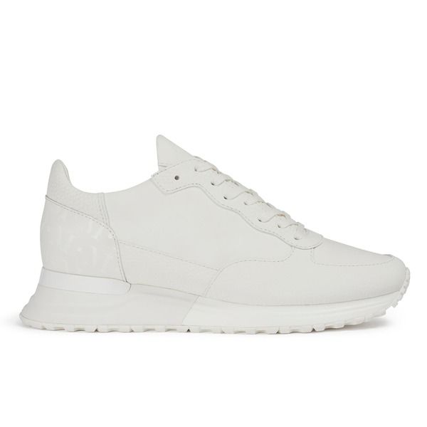 マレット メンズ シューズ スニーカー MALLET Popham Tumbled Sneakers Triple White ホワイト