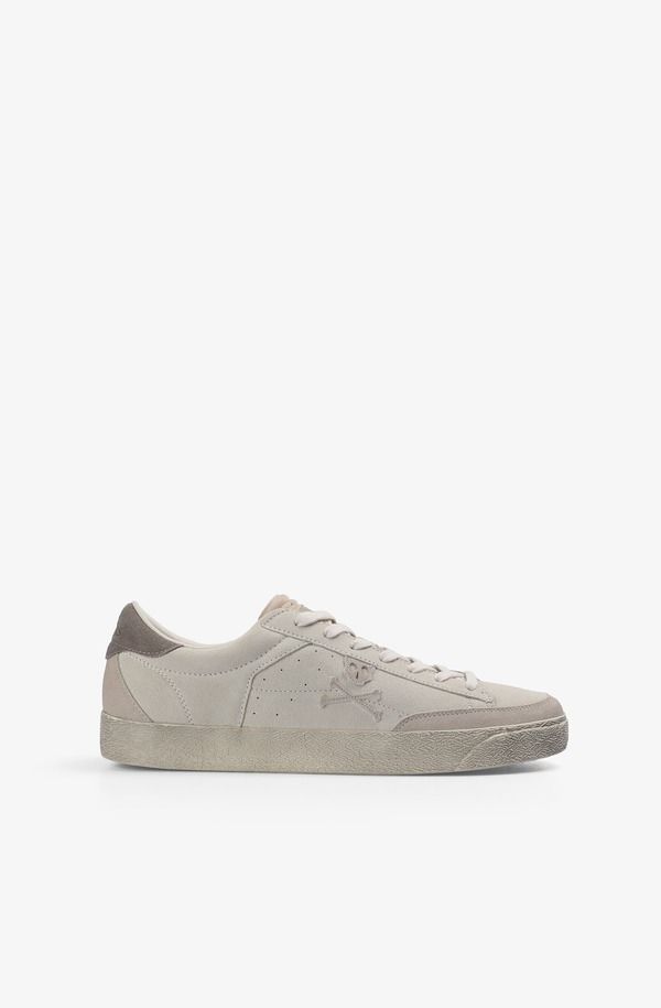 スカルパーズ メンズ シューズ スニーカー スエード Scalpers Newinter Gala Suede Sneakers White beige