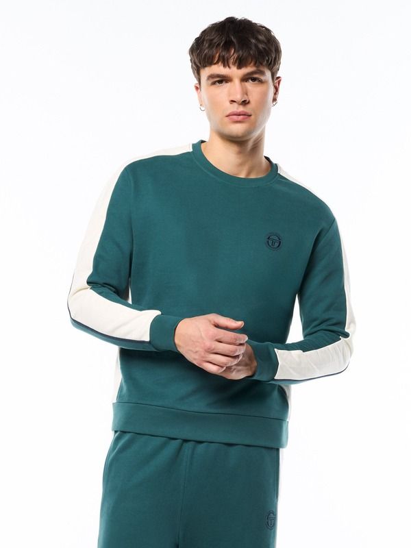セルジオタッキーニ メンズ トップス シャツ クルーネック Sergio Tacchini Volo Crewneck Mediterranea