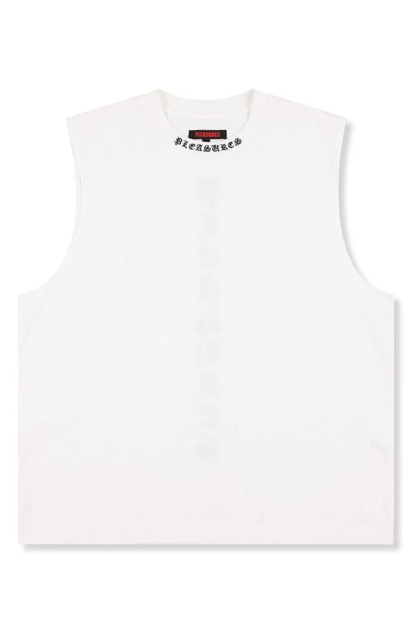 プレジャーズ メンズ トップス シャツ コットン PLEASURESorrow Cotton Muscle TShirt White ホワイト