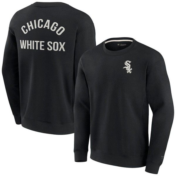 ファナティクス シグネチャー レディース アウター パーカー・スウェット シャツ Unisex Fanaticsignature Black Chicago White Sox Super Soft