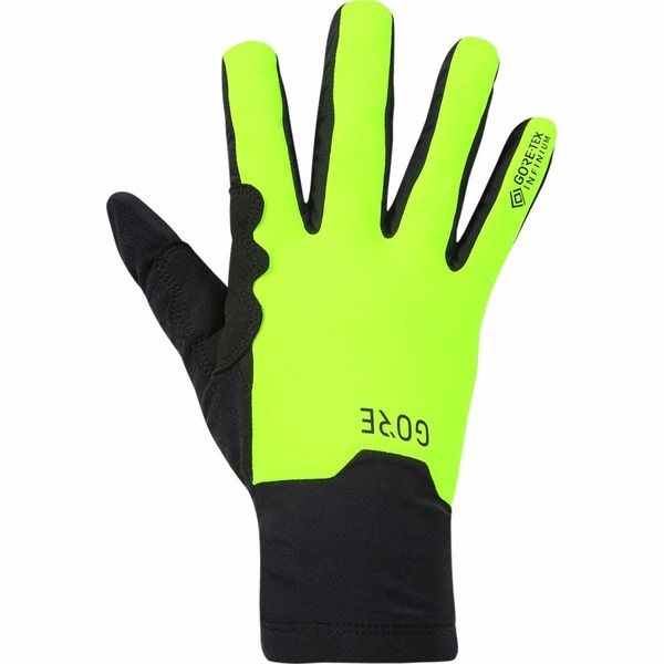 ゴアウェア メンズ アクセサリー 手袋 GOREWEAR GoreTex Infiniumid Glove Mens BlackNeon Yellow ブラック
