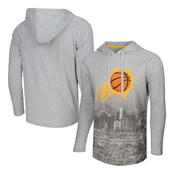 スタジアムエッセンシャルズ レディース アウター パーカー・スウェット Tシャツ Menstadium Essentials Heather Gray Phoenix Suns Atrium Ragl