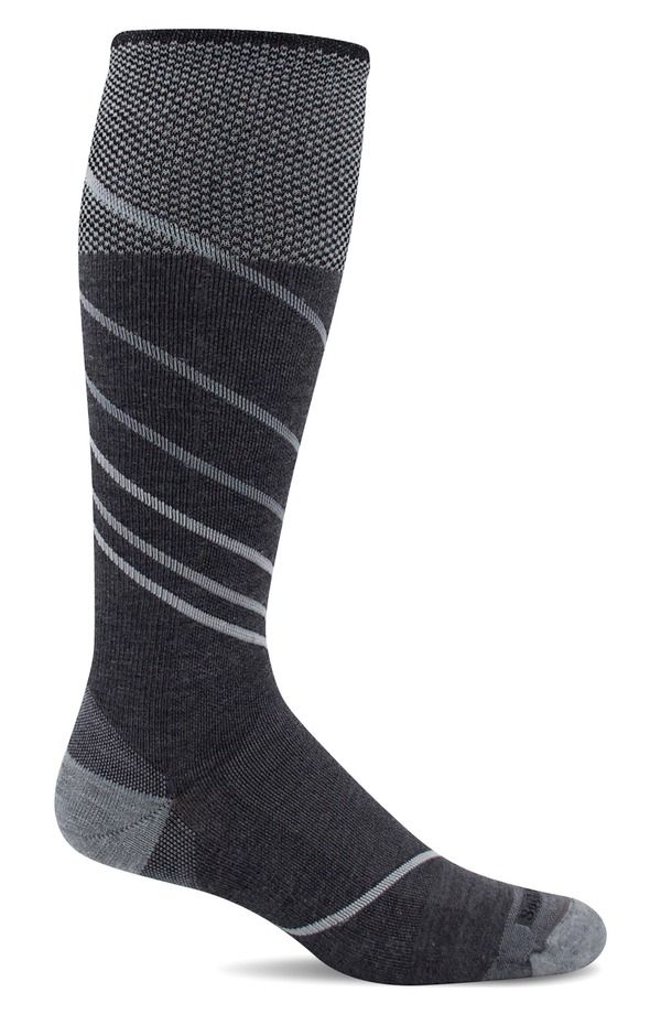 ソックウェル メンズ アンダーウェア 靴下 SOCKWELL Pulse Over the Calf Compression Socks Charcoal チャコール