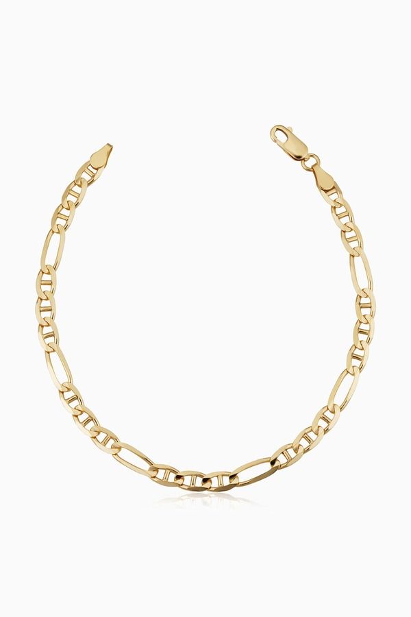 オラディナ メンズ アクセサリー ブレスレット・バングル・アンクレット Oradina 14K Yellow Gold Figarucci Bracelet Yellow Gold イエロー