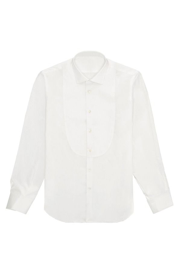 フォルテラ メンズ トップス シャツ Fortela Federico Smoking Shirt White ホワイト