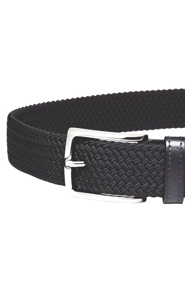 チャールズティリット メンズ アクセサリー ベルト Charles Tyrwhitt Casual Stretch Belt Navy ネイビー