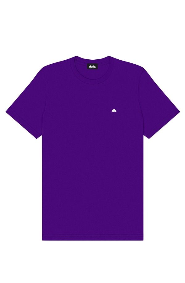 ダリックス メンズ アウター パーカー・スウェット Tシャツ ジャージー Dalix Mens Lil Cloud Lightweight Jersey Tee Purple パープル