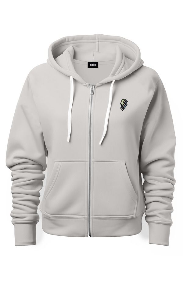 ダリックス メンズ アウター パーカー・スウェット Dalix Lightning Bolt Zip Hoodie Silver シルバー