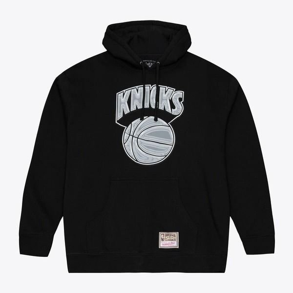 ミッチェルネス メンズ アウター パーカー・スウェット Mens Mitchell Ness Black New Yorknicks Chrome Hoodie Black ブラック